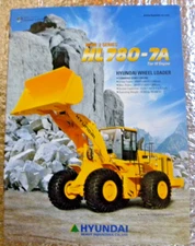 Factory  Hyundai 2006 Wheel Loader HL780-7A Dealership Spec Brochure 11 pages