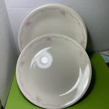 Vintage Corelle Corning English Breakfast Dinner Plate 10 1/4 "  Set of 4
