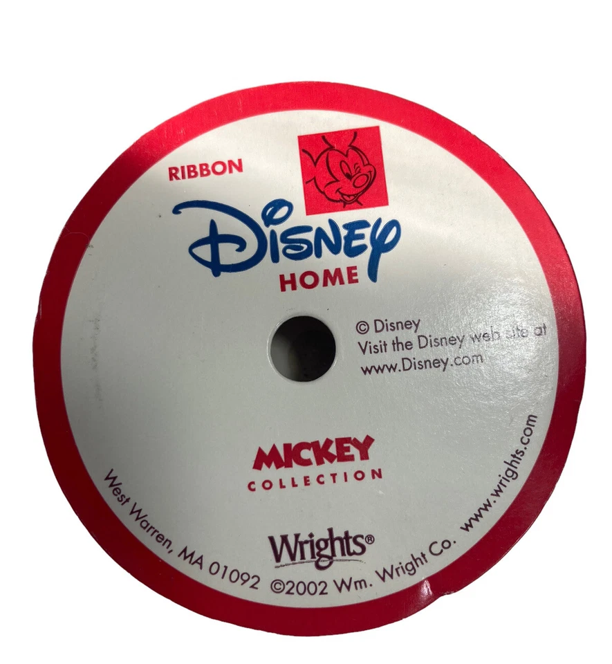 Lote de 3 carretes vintage de cinta Wrights Disney Mickey Collection Minnie & Pooh 2002 Foto 4 de 4