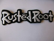 RUSTED ROOT   Iron On Patch 5”  Trucker Hat Vtg Rare Jacket Logo Rock Band Music