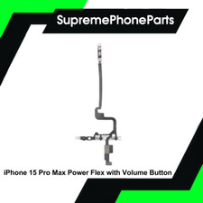 For iPhone 15 Pro Max ON / OFF Power & Volume Button Flex Cable Replacement - UK