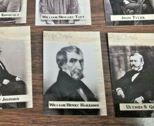 WILLIAM HARRISON 2020 HISTORIC AUTOGRAPH COMPANY CARD #9, 9th US PRESIDENT