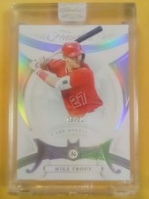 2020 Panini Flawless Mike Trout Authentic Factory Encased Diamond Gem MINT #9/20