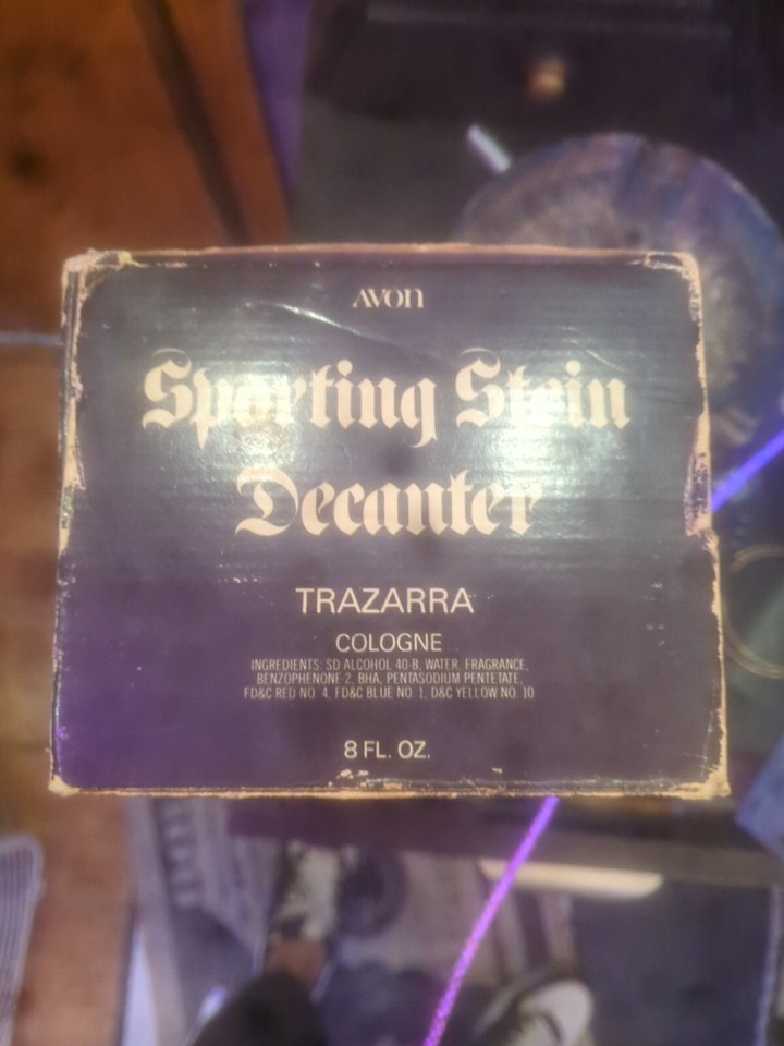 Avon Sporting Stein Decanter, with Trazarra Cologne, 1978 eBay