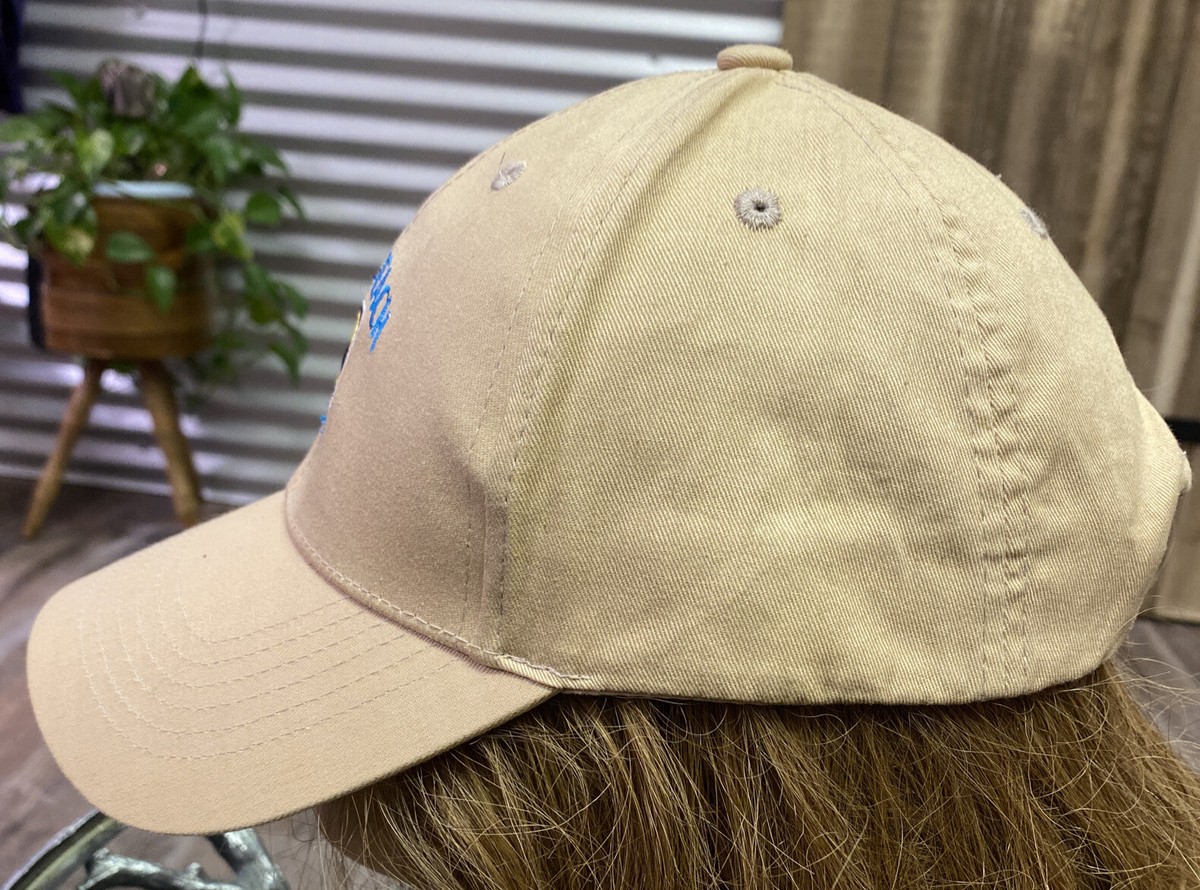☆EMIS	☆ WHITE STITCH BALL CAPKHAKI BEIGE m1037_1334578