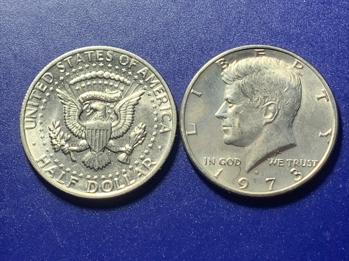 1973 P/D kennedy half dollar (2 coin) | eBay