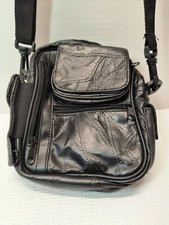 Leather PVC Fanny Pack/ Cross Body Bag W/ Polyester Lining