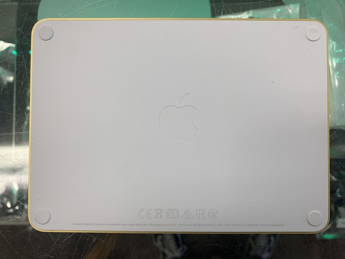 USED Grade A Genuine Apple Magic Trackpad for Macs Yellow A1535 | eBay