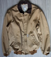 FR Carhartt FRJ147 BRN Made In USA Corduroy Collar Jacket Mens Sz XL