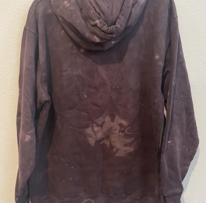 Vintage The MOUNTAIN BALD EAGLE NATURE Tie-Dye Heavy HOODIE  Unisex Size Small image 6