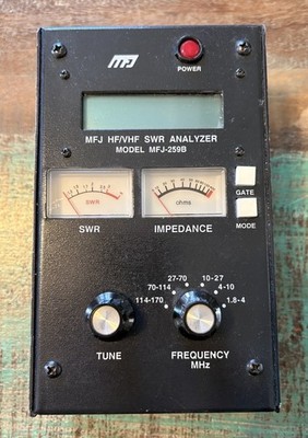 MFJ Model MFJ-259B HF/VHF SWR Antenna Analyzer | eBay