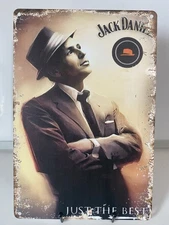 Jack Daniels Tennessee Sinatra Century Whiskey Metal Sign Frank - Vintage Style