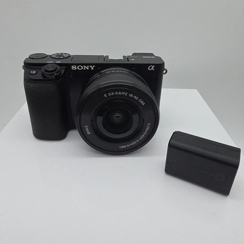 Sony Alpha a6100 24.2MP Mirrorless Camera - Black (with 16-50mm Lens Kit)
