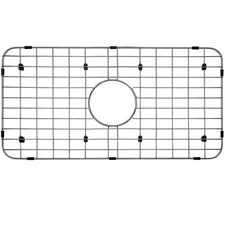 Sink Bottom Grid 24-1/8"x12-5/8" Center Drain Protector Rack NLW2412C Stainless