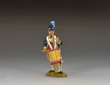 KING  COUNTRY AMERICAN REVOLUTION AR085 WASHINGTONS GUARD CO. DRUMMER BOY