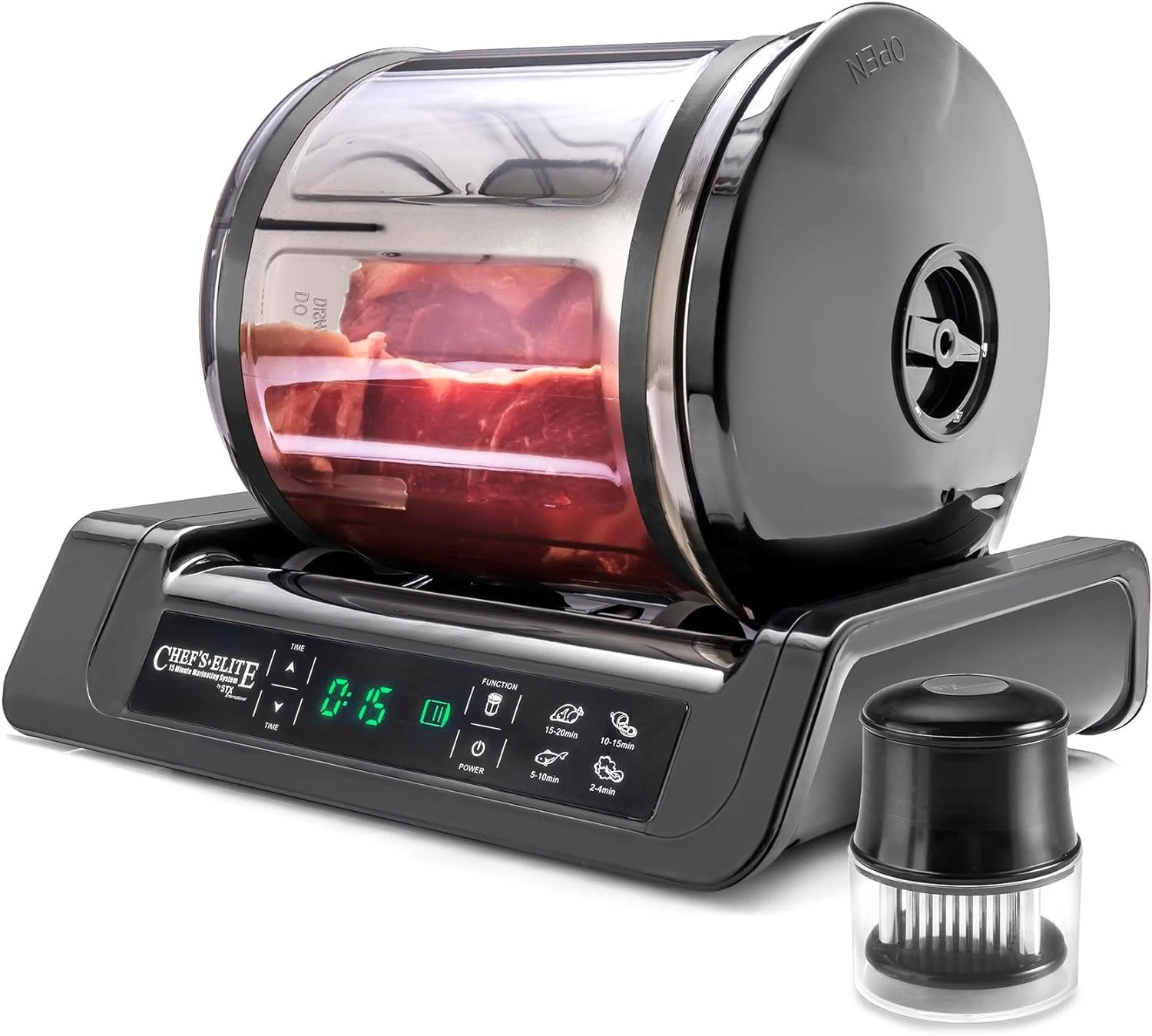 STX Chef's Elite 15 Minute Vacuum Marinating System Tested w/ Tenderizer LN
