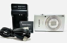 Canon IXY 180 PowerShot ELPH 180 20.0MP Silver Digital Camera Japan [Excellent]
