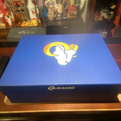 Los Angeles Rams Inaugural Season Plaque Box SoFi Stadium Commemorative Dirt