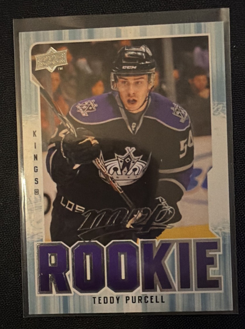 2008-09 Upper Deck MVP - Rookie Teddy Purcell #307 (RC) Los Angeles Kings