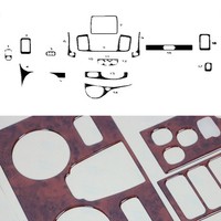 Innenraum Dekor Cockpit FüR Opel Vivaro A 2010-2014 Fl Wurzelholz Optik 18Tlg