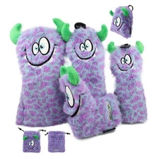 New Funny Plush Golf Headcover for Driver/FW/Hybrid/Putter Club/Ball Bag Choose