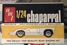 AMT CHAPARRAL WHITE 1/24 SLOT CAR KIT READY TO ASSEMBLE  VERY NICE!! L@@K