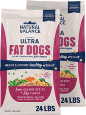 Natural Balance Original Chicken Salmon Low Calorie Dry Dog Food, 2x24-lb bundle