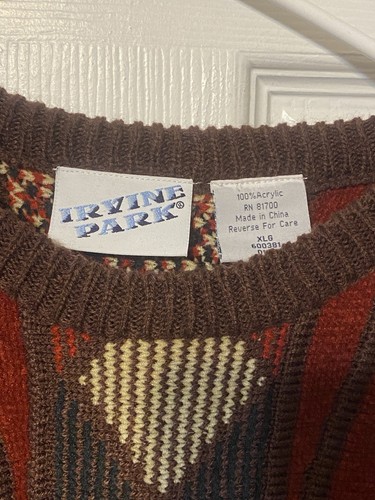 Men’s Vintage Irvine Park COOGI Style Sweater. Size XL - Picture 4 of 4