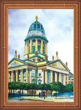 Bead Embroidery Kit "Berlin" Stitching Handmade Beadwork