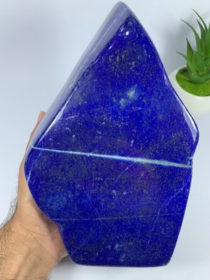 3,52 kg Lapislazuli Freeform polierter Trommel, heilendes Kristall raues...