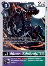 Agumon (X Antibody) BT22-068 U Uncommon Cyber Eden Digimon Lightly Played