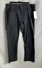 Kenneth Cole New York Men's Black 5-Pocket Stretch Pants 34x30 NWT