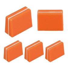 For DJ Console, Caps Plastic Fader Universal Knobs Mixer Orange, 5Pc
