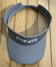 Golf Embroidered Symbol PING Golf/ Gray Sun Visor Men Women Outdoor Sports.