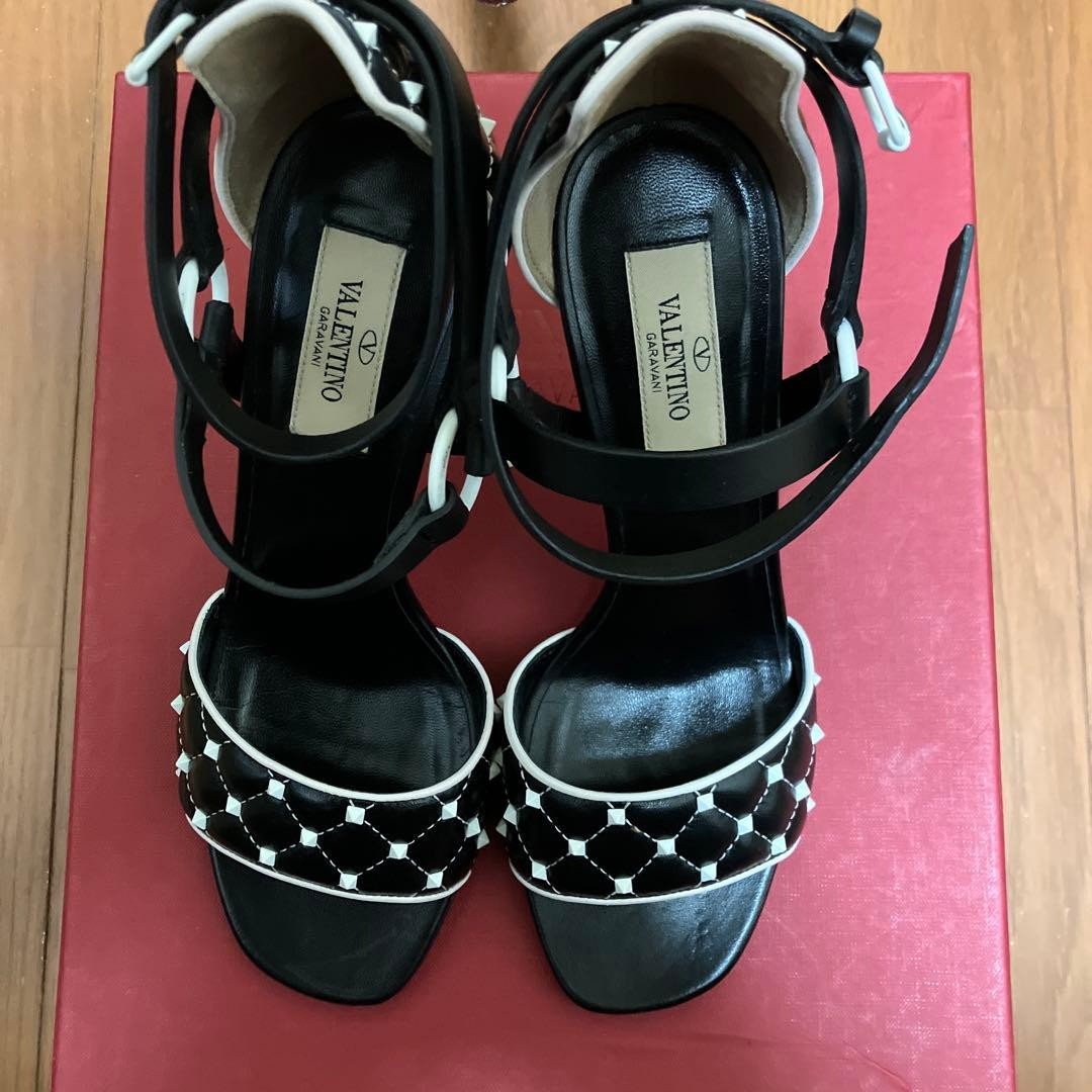 Valentino Garavani Pumps Heel Leather Black/White EU36.5/US6.5 116177c thumbnail 13