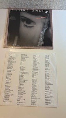 Foreigner inside information LP Vinyl VG+ US Press Originalfolie 1987 Atlantic