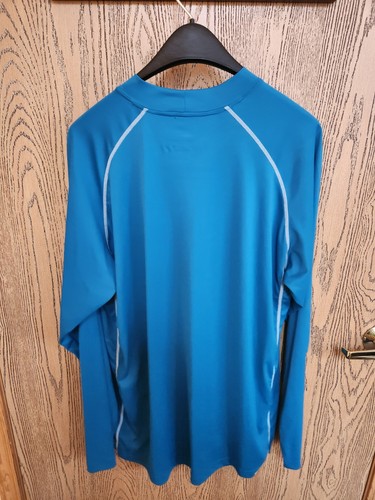 SIMMS SolarFlex Cool Crew Long Sleeve Size XXL Blue - Picture 2 of 3