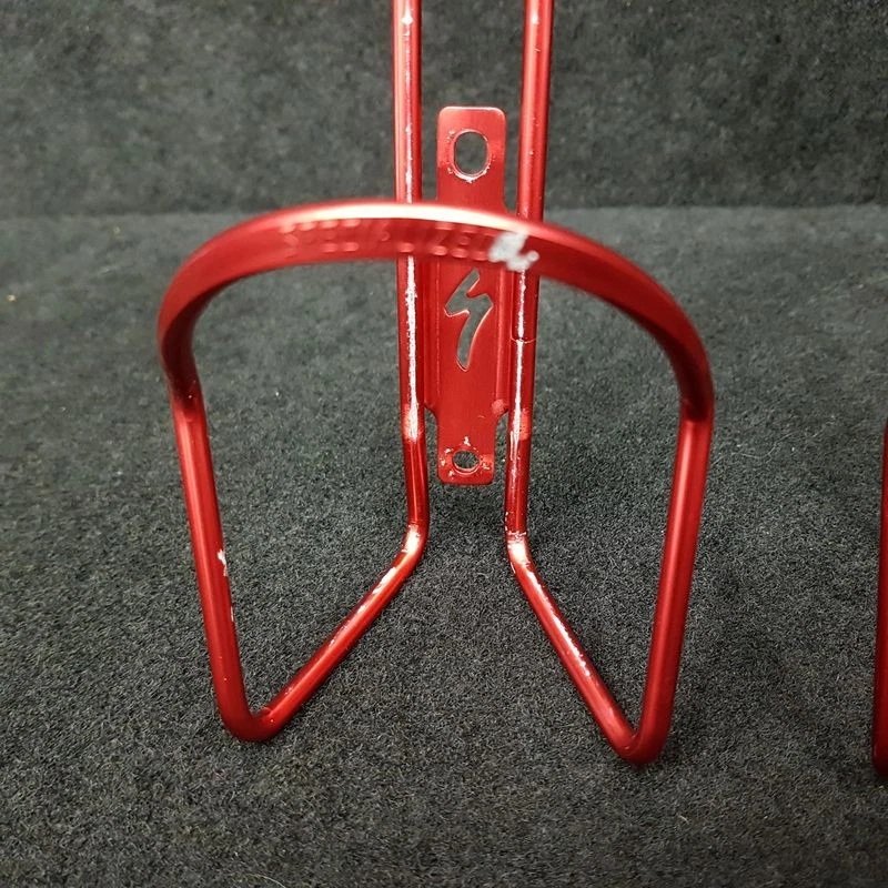 Paire de porte bidon "SPECIALIZED ALLOY rouge" (Ref 47) - Photo 4/4