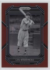 2023 Panini Prizm Red Prizm 147/199 Lou Boudreau #295 HOF 0l2
