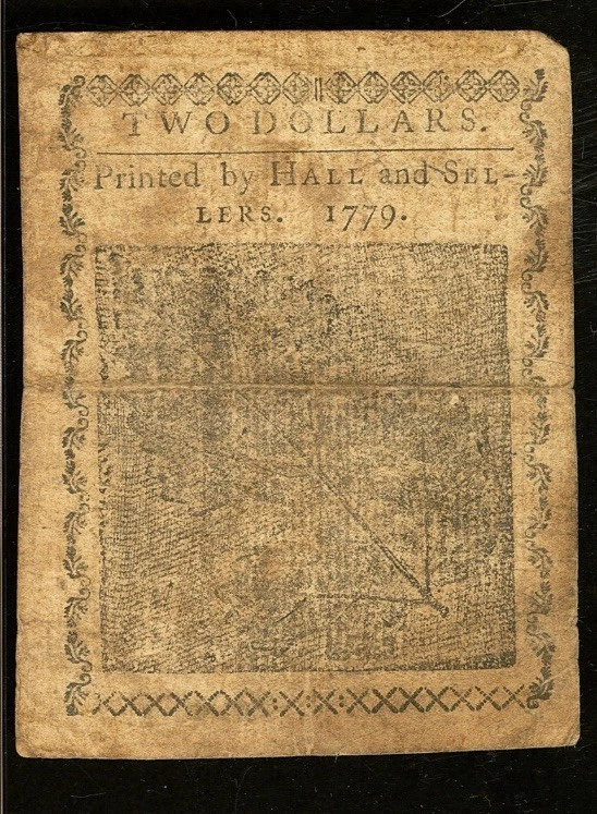 1779 American Revolution $2 Colonial Continental Banknote Currency CC-88, PMG 25 - Image 4 of 4