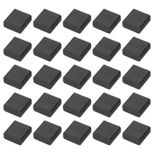 40 x USB Male Port Silicone Protectors Anti Dust Cap Cover Dark Black