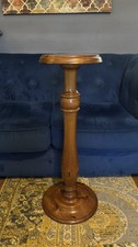 Vintage Ducal Pine Wooden Plant Stand / Pedestal / Jardiniere ~ 74cm high