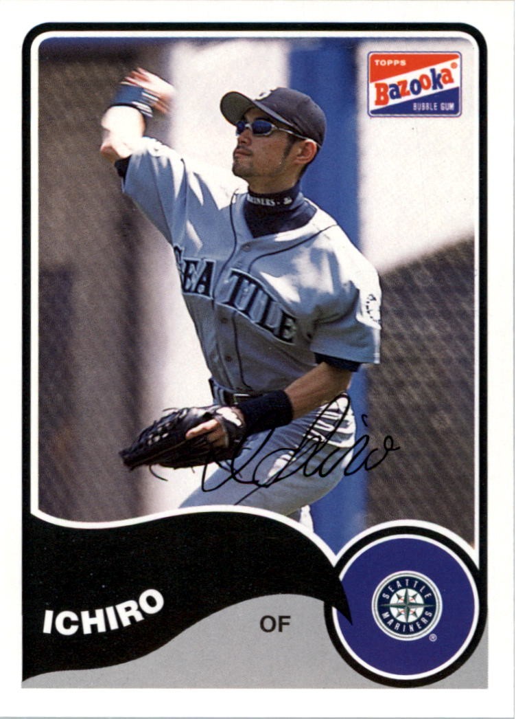2003 Bazooka #229A Ichiro Suzuki Logo - BB