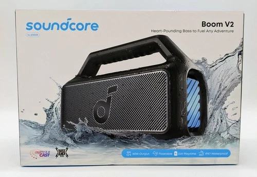 Anker Soundcore Boom 2 Wireless Bluetooth Speaker Black A3138