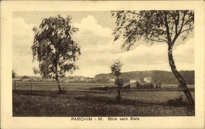 Ak Slate Parchim in Mecklenburg, Gesamtansicht - 11155194