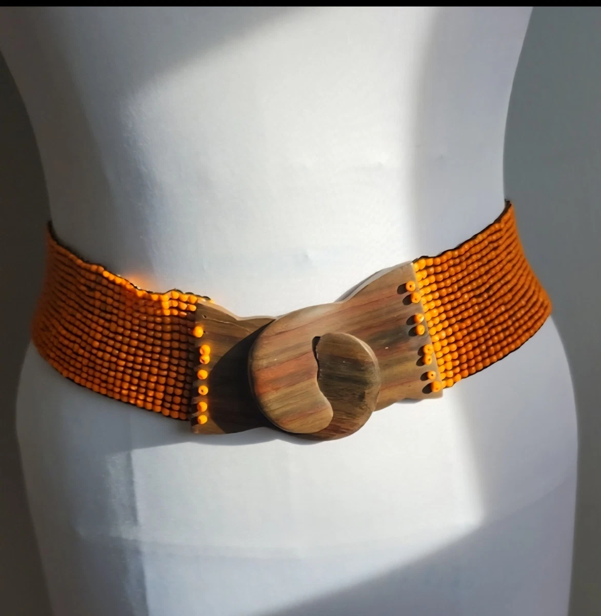 Beaded Wide Elastic Belts for Women for sale | eBay display picture 3