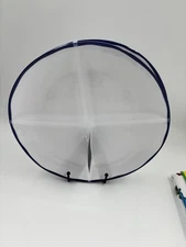 Nautica Melamine Blue Edged Dinner Plates Set Of 4 New