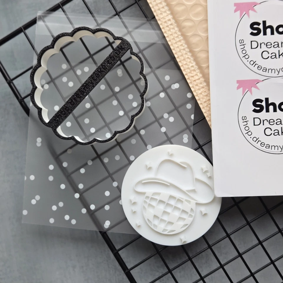 Merry Christmas Cookie Stamp Fondant Embosser Disc | Fits M&S | UK Made - Image 4 of 4