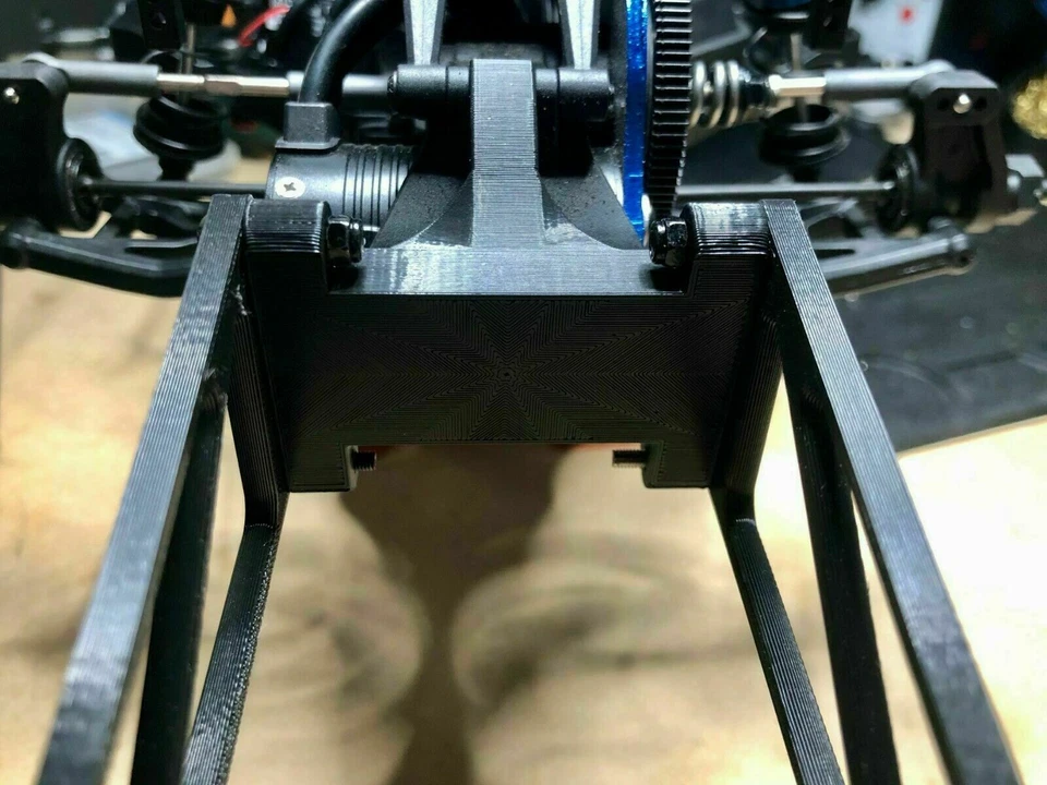 DR10 Pro SC10 DB10 Wheelie Bar TRAXXAS Adaptador Montaje Sin Preparación RC Arrastre Carreras NPRC Foto 3 de 4