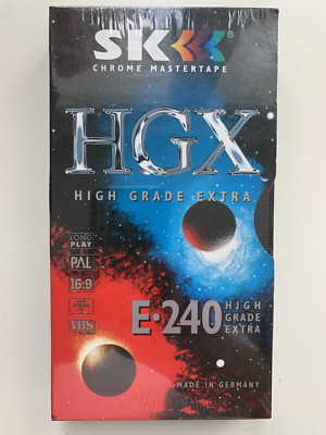 Video Kassette SK HGX E-240, Neu, Leercassette, unbespielt, 4 Stunden